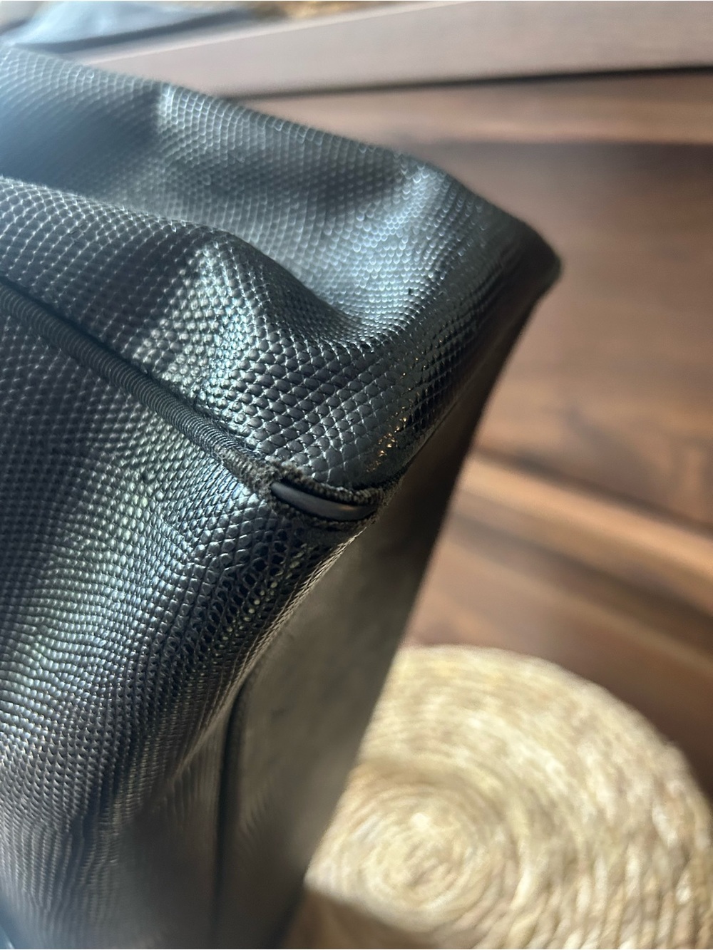 Salvatore Ferragamo Black Tote with Gold Buckle - Picture 14 of 15